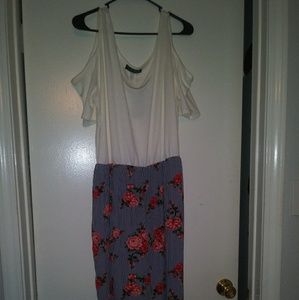 Cold shoulder jumpsuit